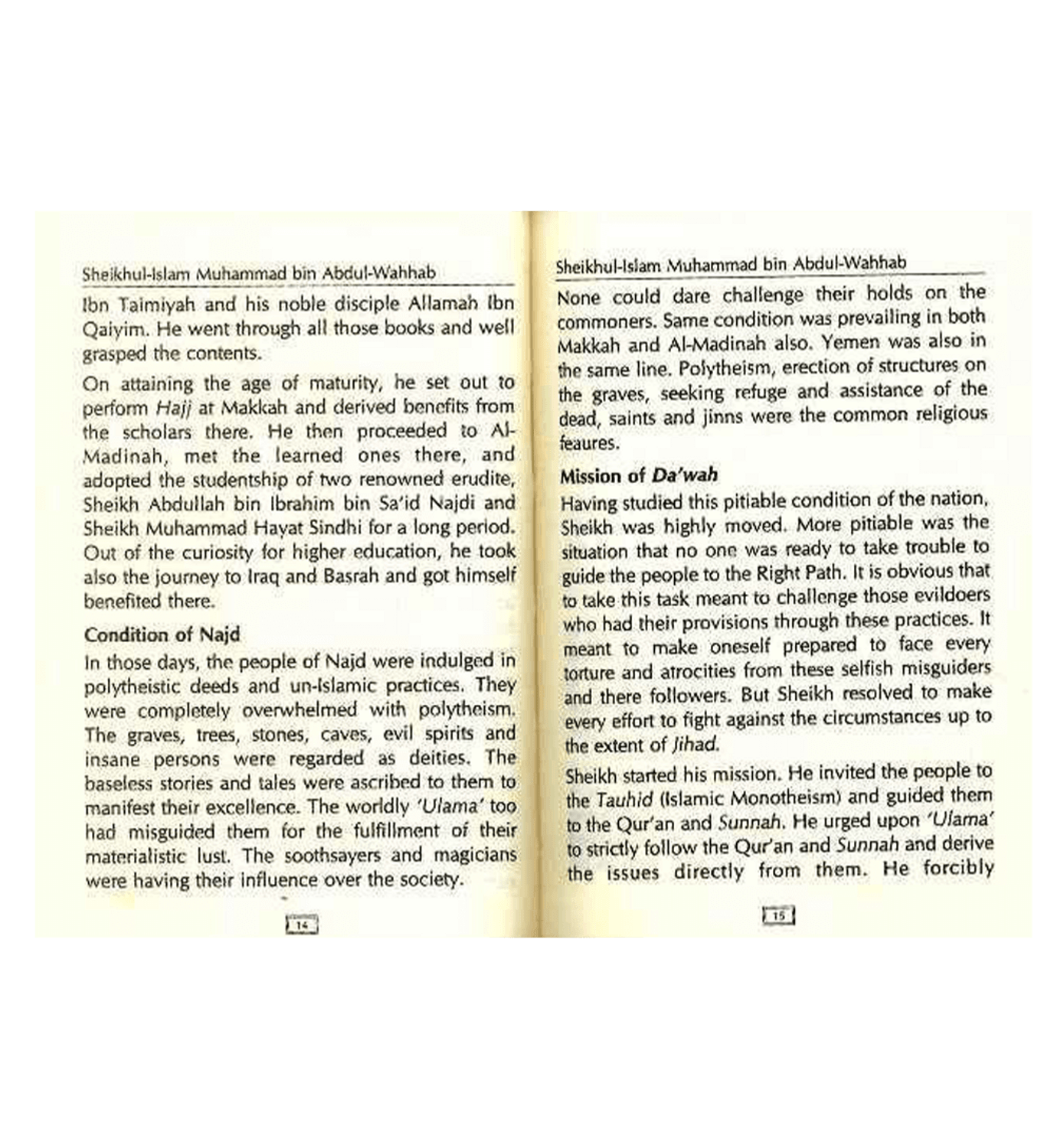 Concise Collection on Creed and Tauhid by Compiled By Darussalam