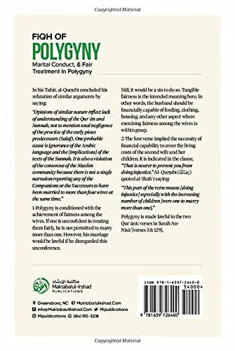 Fiqh of Polygyny: Marital Conduct & Fair Treatment in Polygyny – Islamic Jurisprudence Guide (H/C)