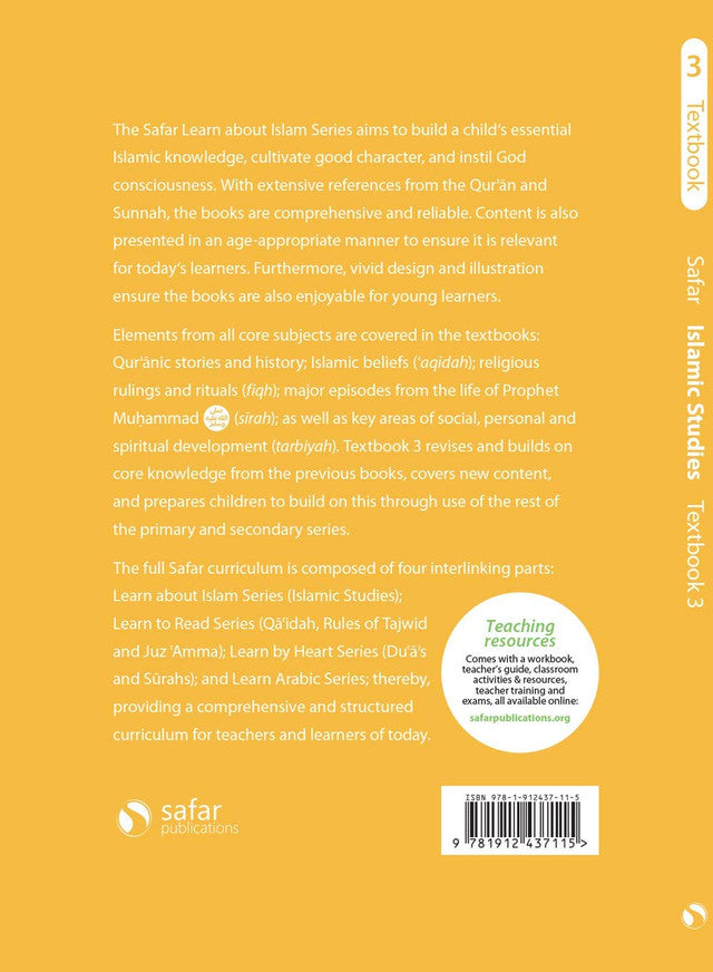 Teacher’s Guide for Islamic Studies Book 3 | Learn About Islam Series | Safar Publications