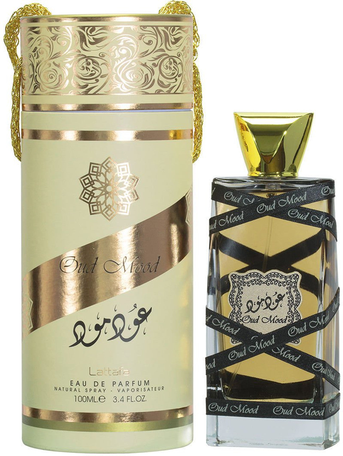 Oud Mood de Lattafa, parfum de créateur en vaporisateur, cadeau idéal de Desi Doll
