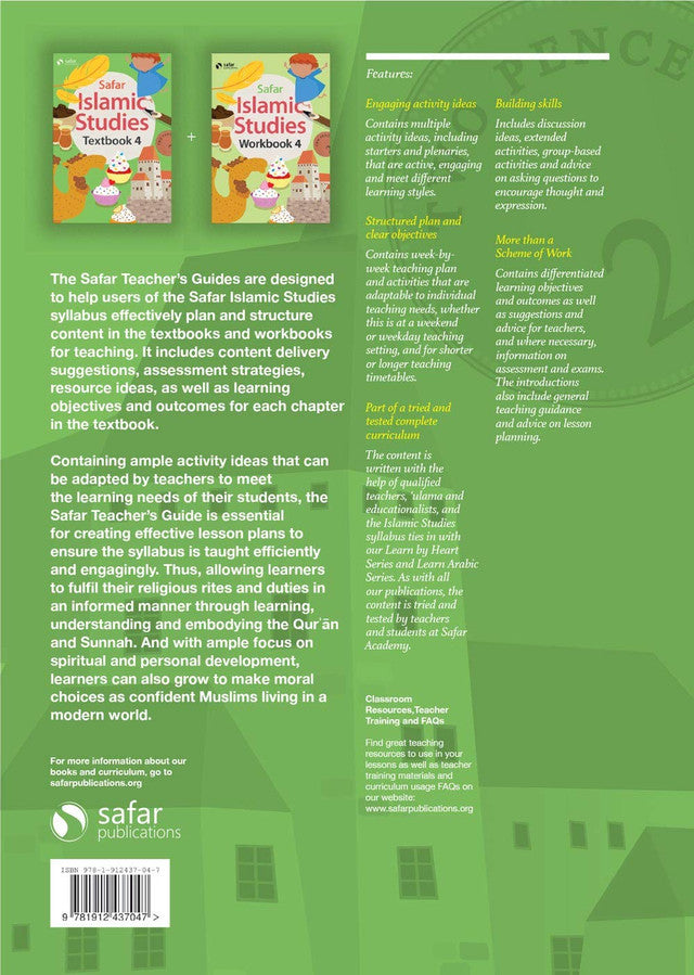 Teacher’s Guide for Islamic Studies: Book 4 – Learn about Islam Series | Lesson Plans & Instructional Support (Softcover, 67 Pages)
