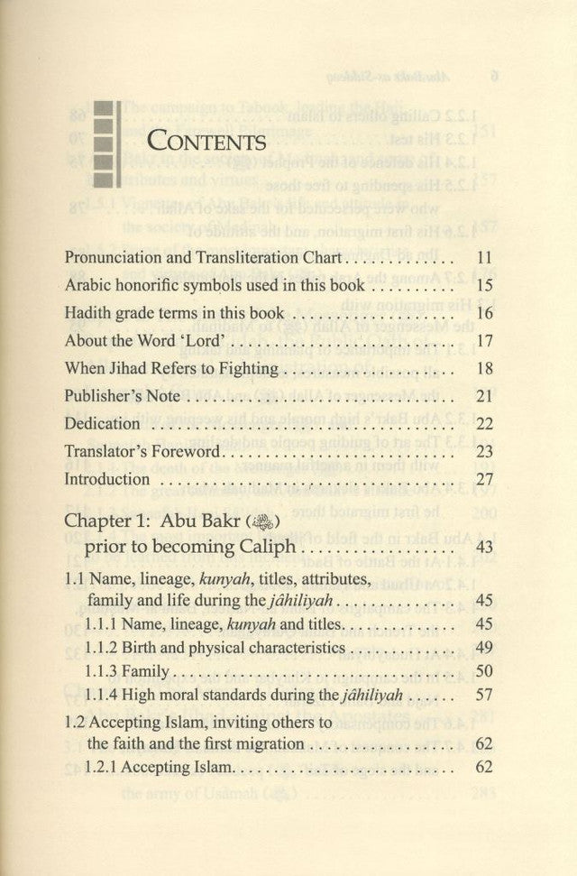 Abu Bakr As-Siddeeq : His Life & Times by Ali Muhammad Sallabi, Ph.D.