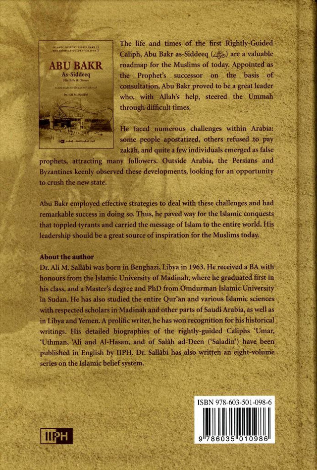 Abu Bakr As-Siddeeq : His Life & Times by Ali Muhammad Sallabi, Ph.D.