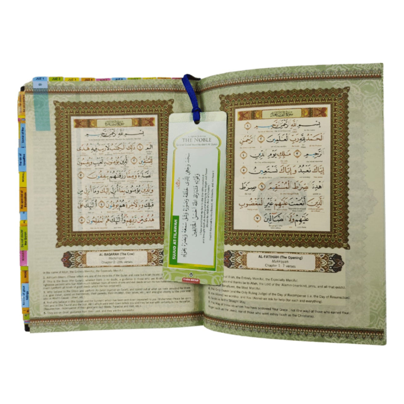Al-Quran Al-Karim (Othmani Script) with English Translation and Key Tagging (B5, Random Colours)