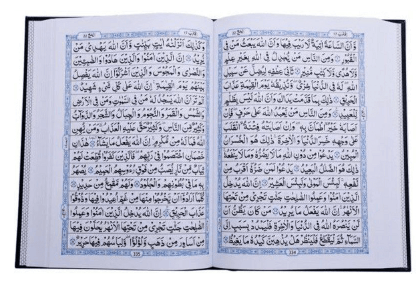 Al Quran Al Hakeem 208 Arabic Only(15lines with Urdu-Persian-Hindi Script) | Darussalam