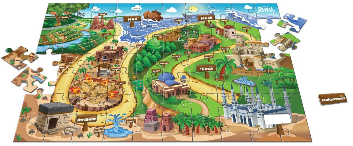 The Giant Journey – Puzzle of the Prophets | Interactive Islamic Learning Game for Kids