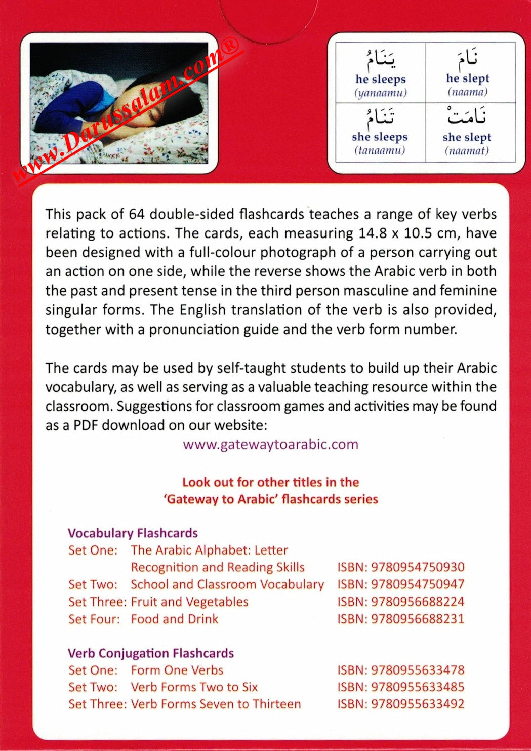 Gateway to Arabic Action Flashcards – Set Five | Learn Arabic Action Words with Visual Cards 6