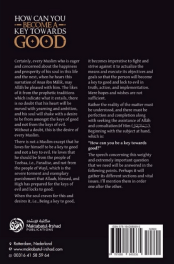 How Can You Become a Key Towards Good by Shaykh Abdur-Razzaq Al-Badr – Islamic Guide to Spreading Goodness-islamicbrands
