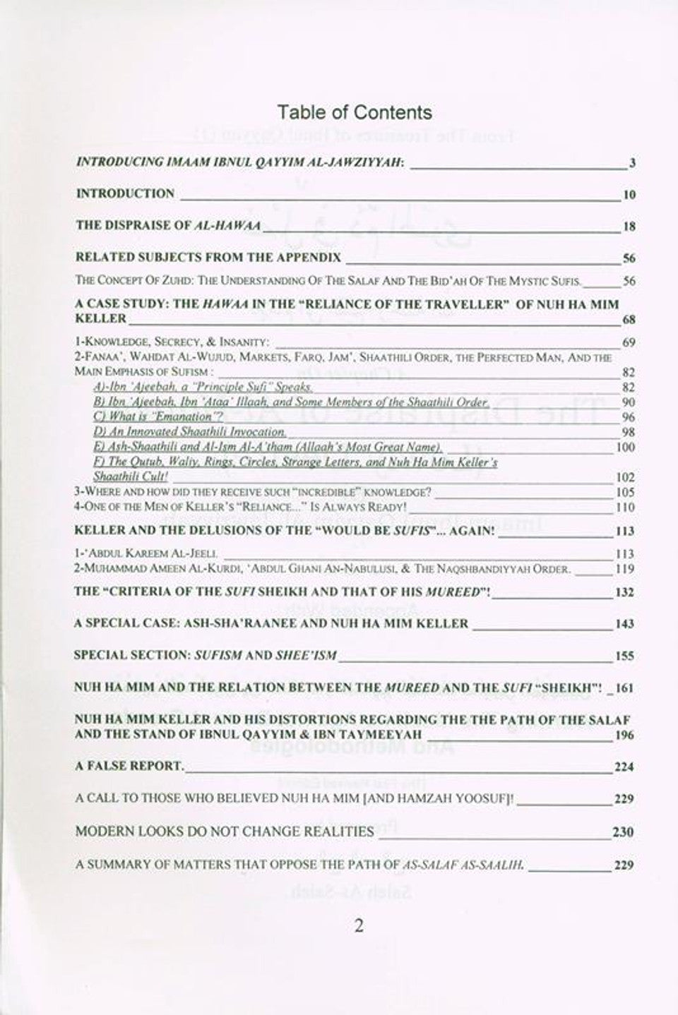 A Chapter on the Dispraise of Al-Hawaa and Self-Control by Saleh As-Saleh