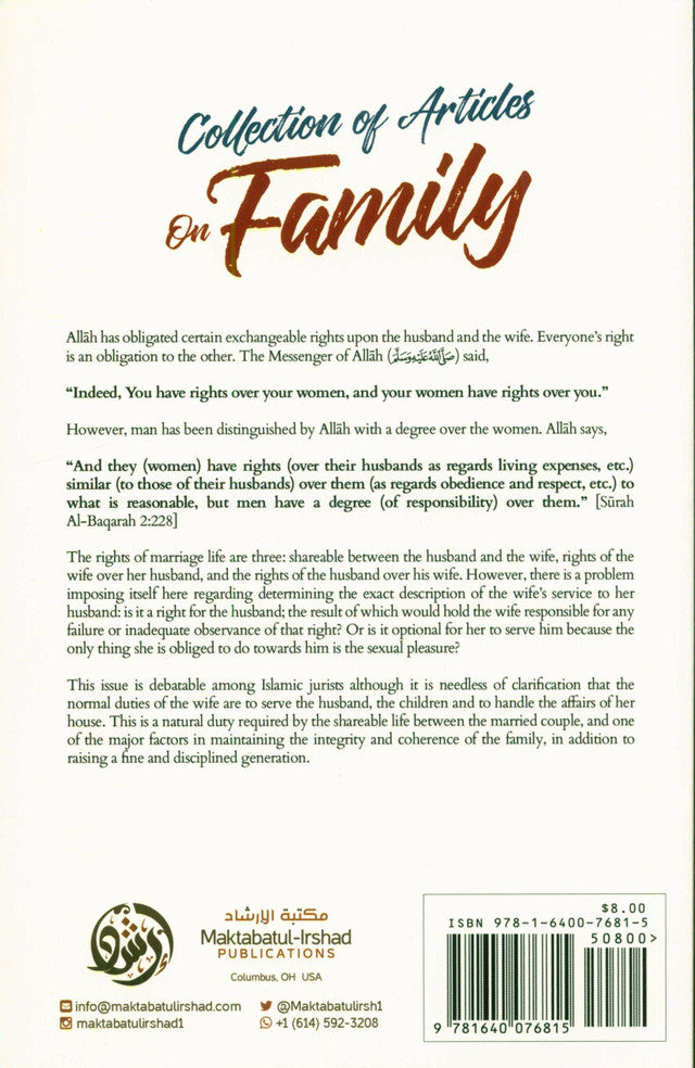 Collection of Articles on Family – Islamic Guidance on Marriage, Rights & Family Life