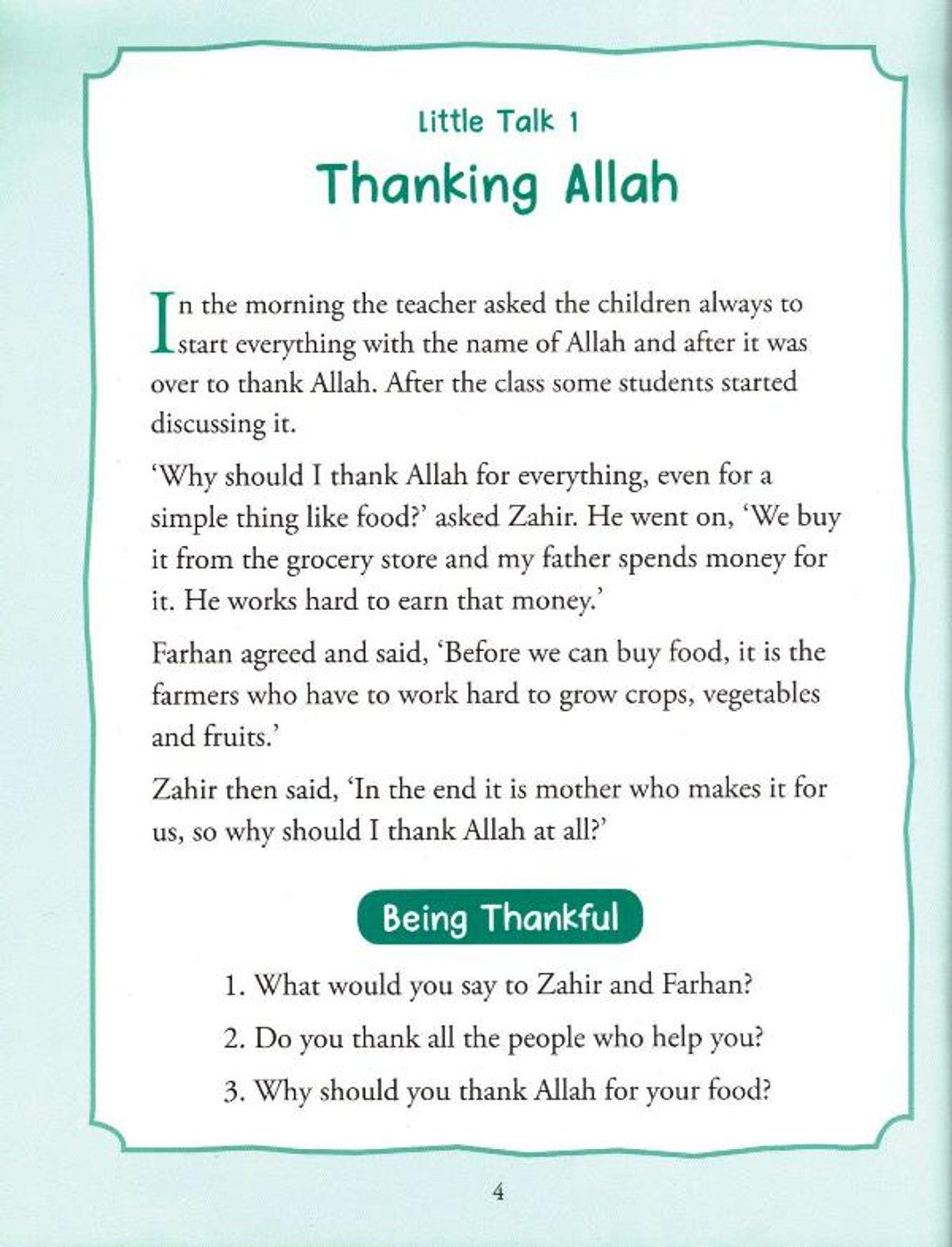 Allah and Me by Vinni Rehman – Children’s Islamic Values Softcover