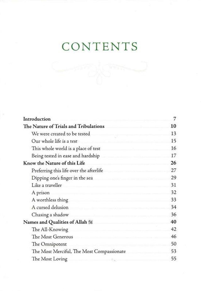 Trial and Tribulations (an islamic perspective)