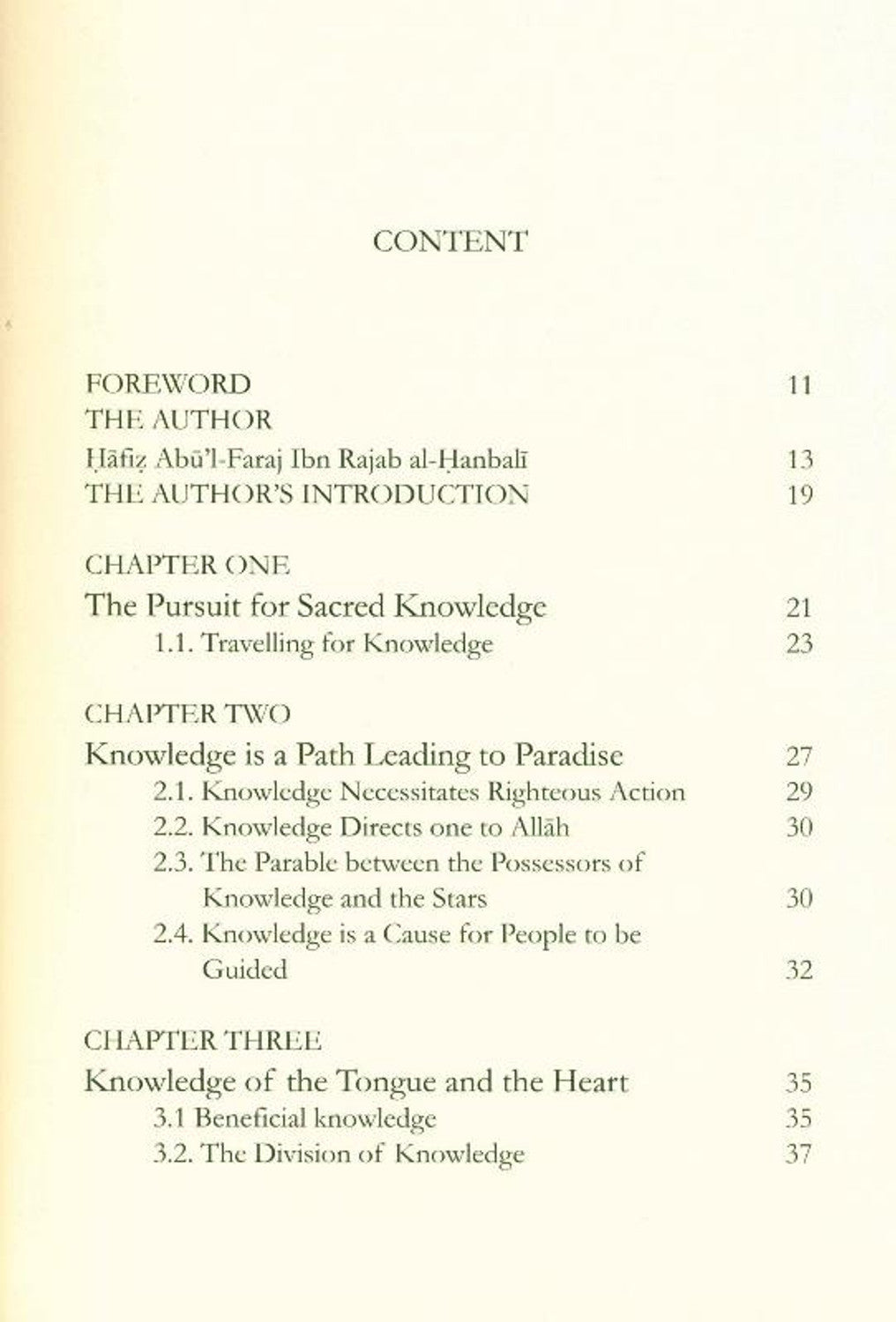 Inheritors Of The Prophets | Ibn Rajab Al-Hanbali