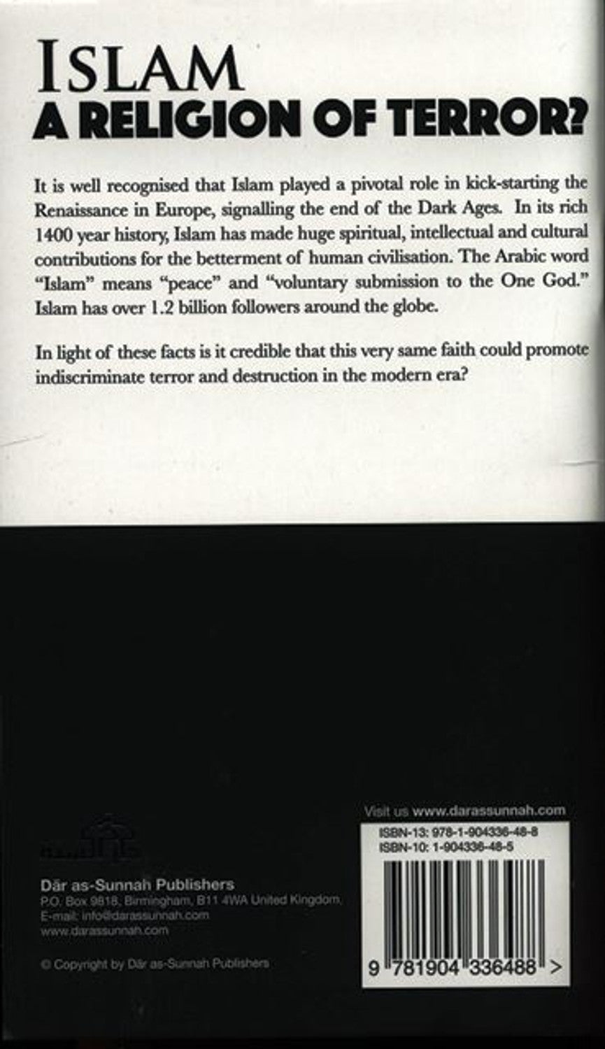 Islam - A Religon of Terror | Tasaddaq Husayn