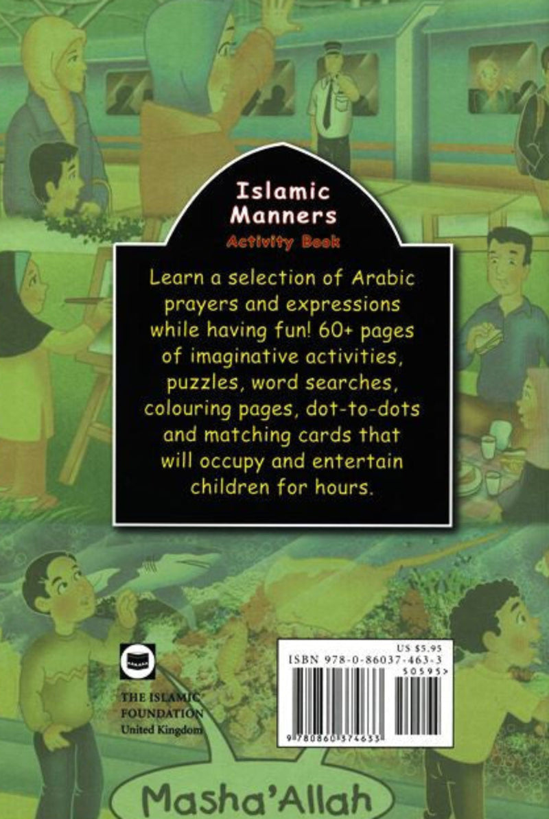 Islamic Manners Activity Book | Kids Manners & Islamic Etiquette for Children-Islamicbrands.org