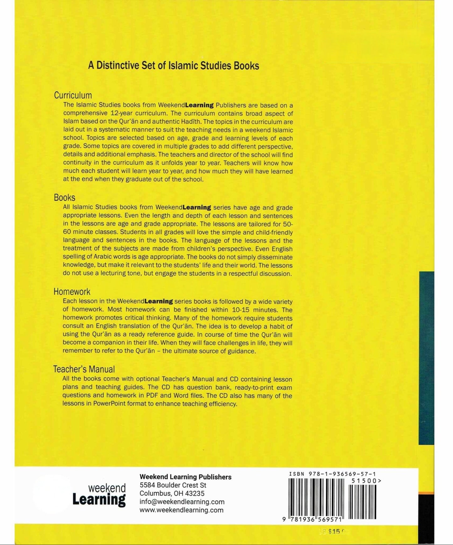 Islamic Studies Level 1 (Revised & Enlarged Edition) | Weekend Learning Series for Children-islamicbrands