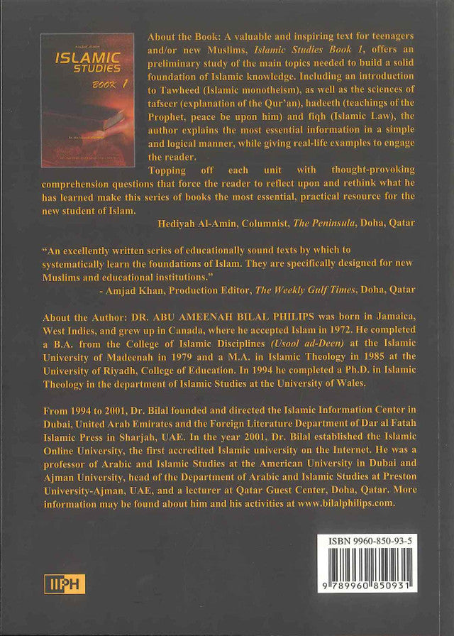 Islamic Studies : Book 1 by Dr. Abu Ameenah Bilal Philip