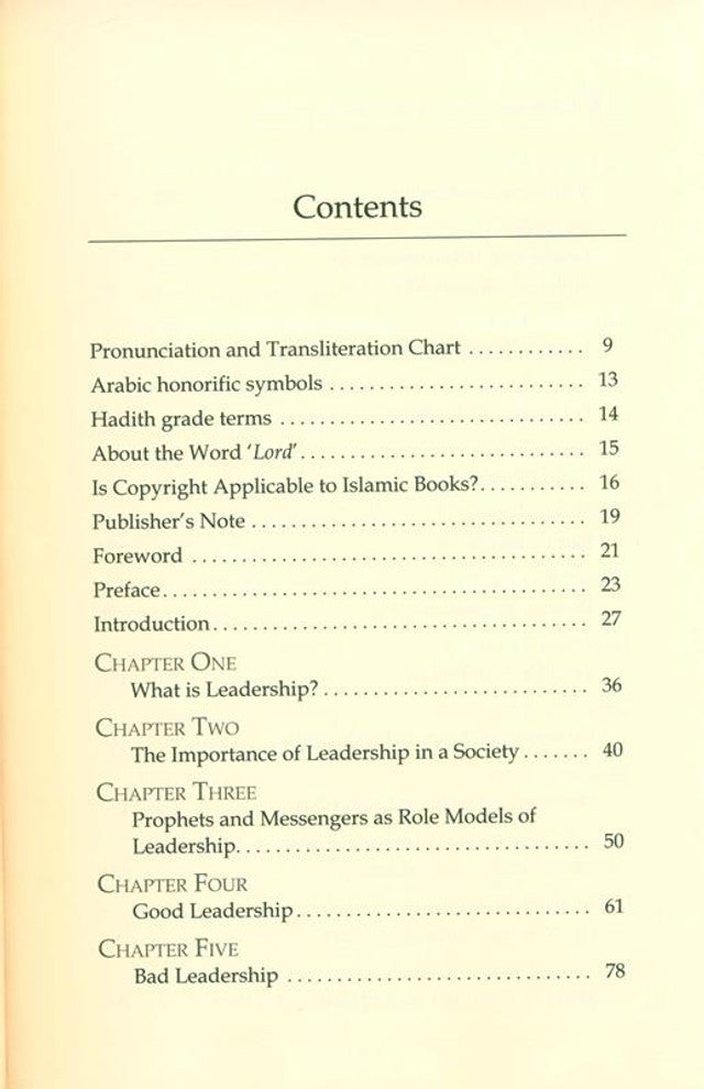 Forty Hadiths On Leadership And Governance by Yahya M. A. Ondigo