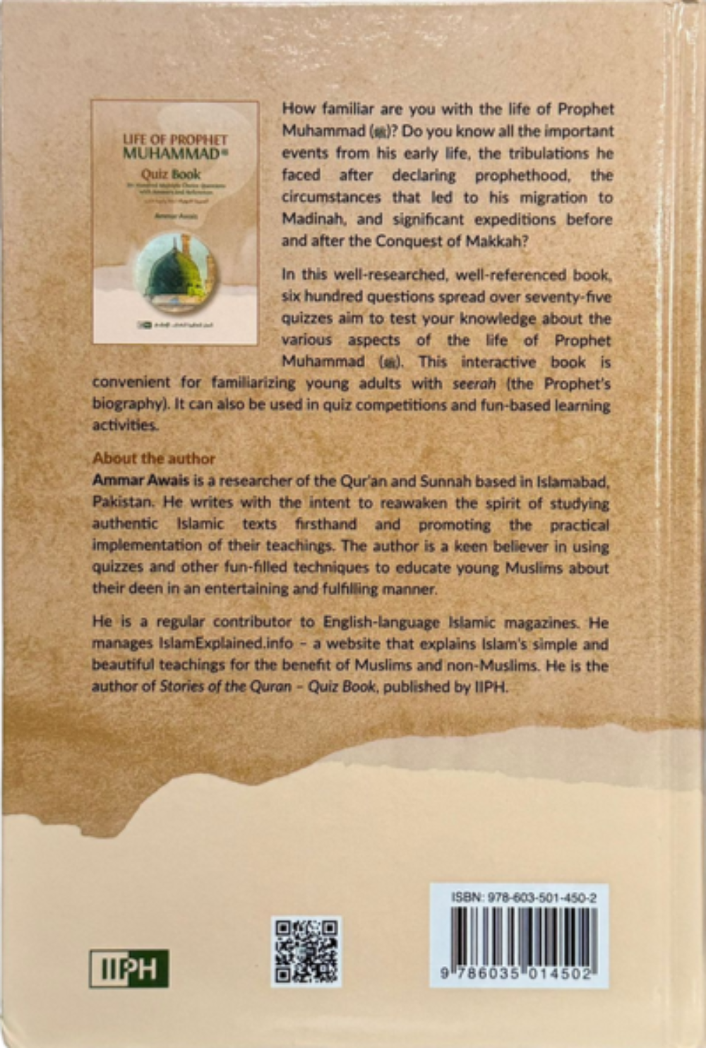 Life of Prophet Muhammad (PBUH) Quiz Book by Ammar Awais