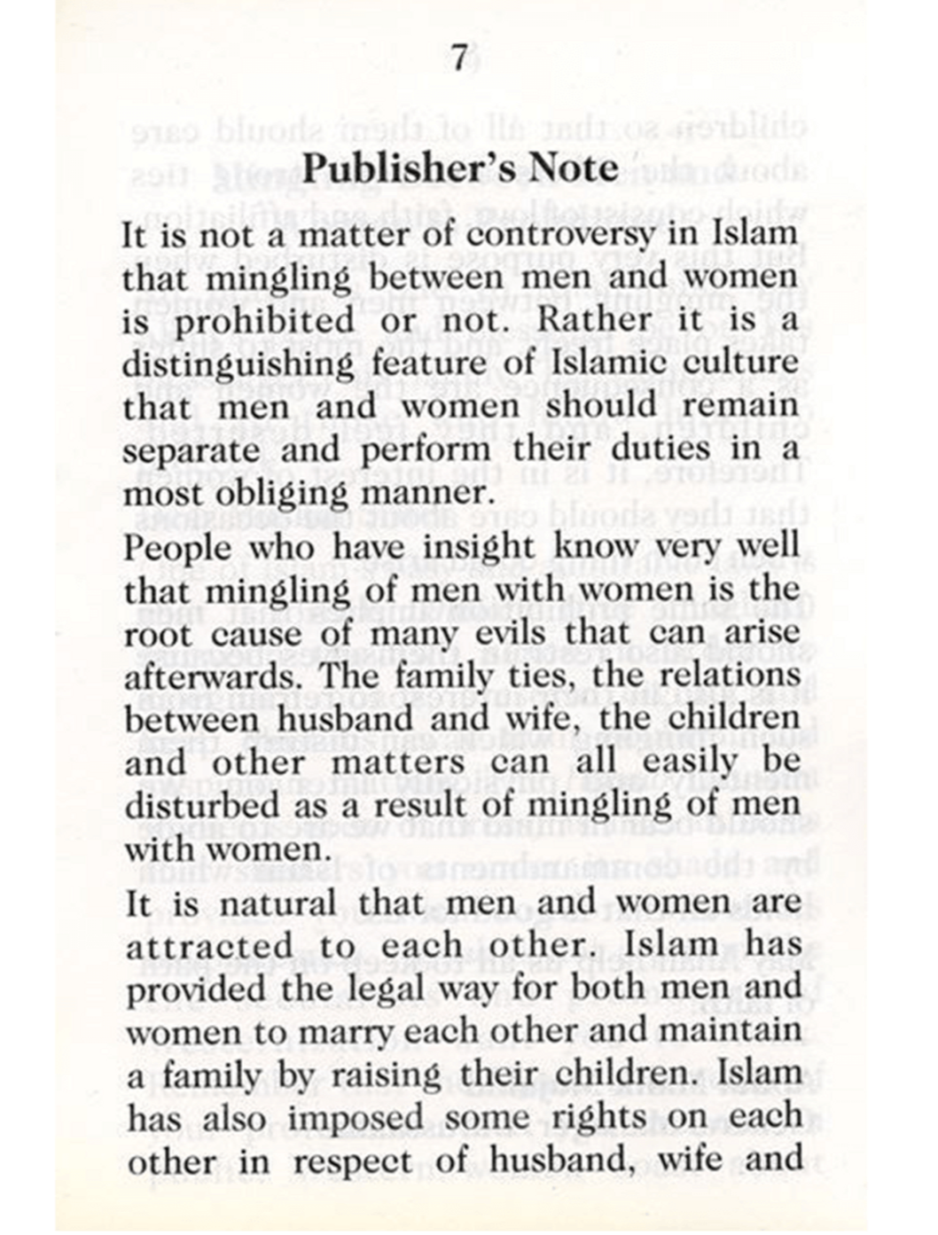 Mingling Between Men And Women Is Prohibited | Abdul Malik Mujahid