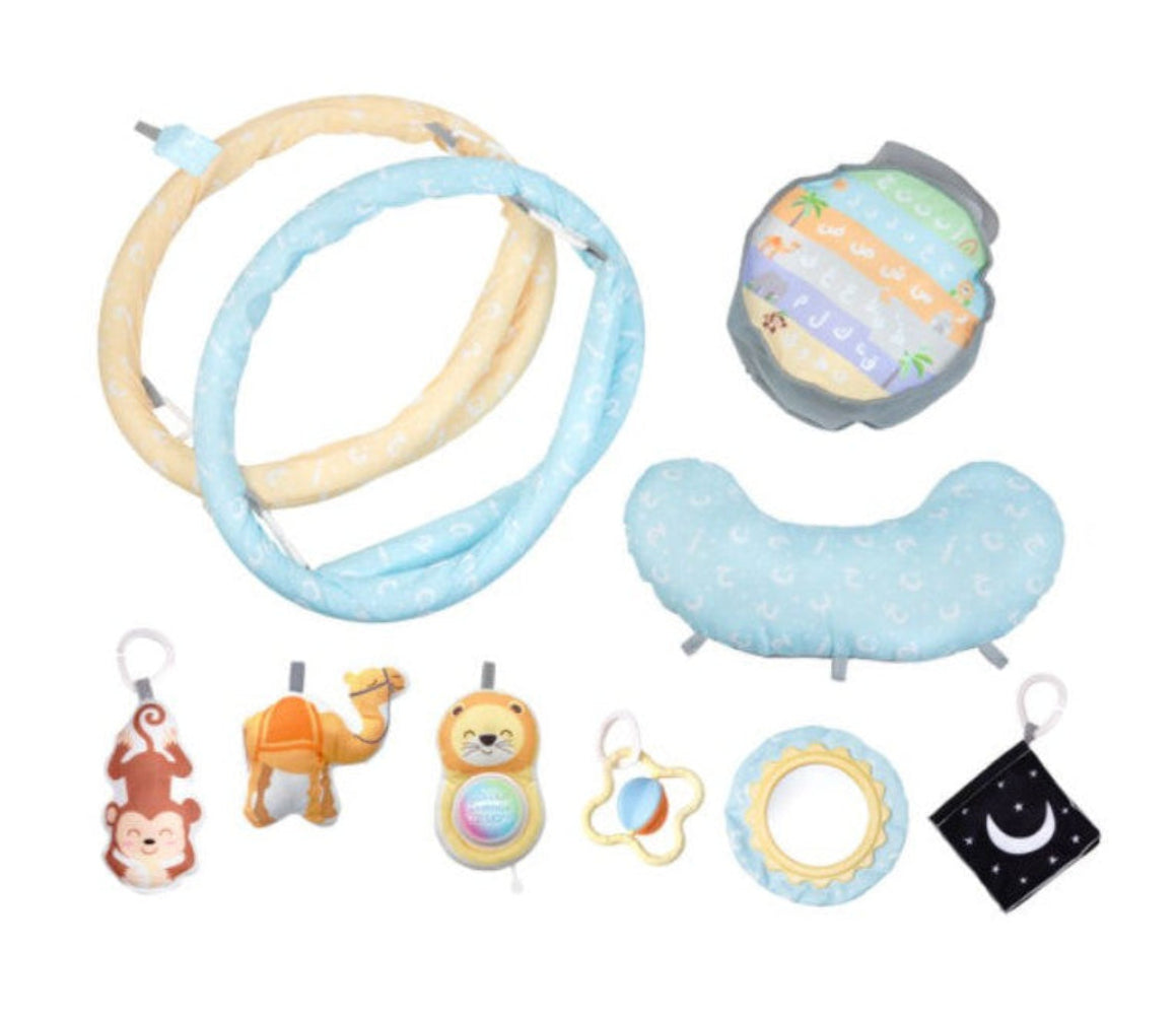 New Arabic Alphabet 5-in-1 Activity Gym Playmat – Interactive Learning & Play Mat for Kids 3