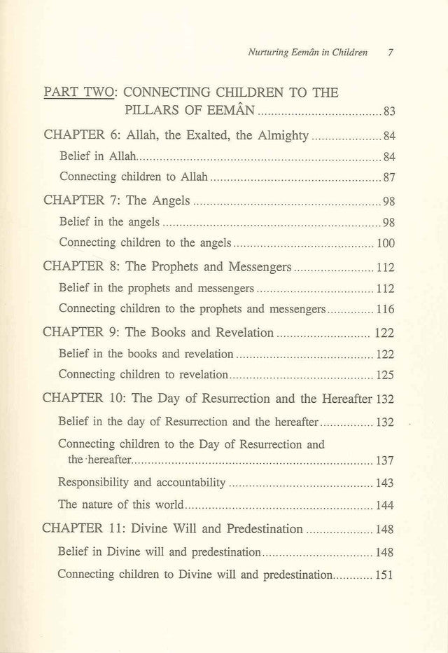 Nurturing Eeman in Children : Hard Cover