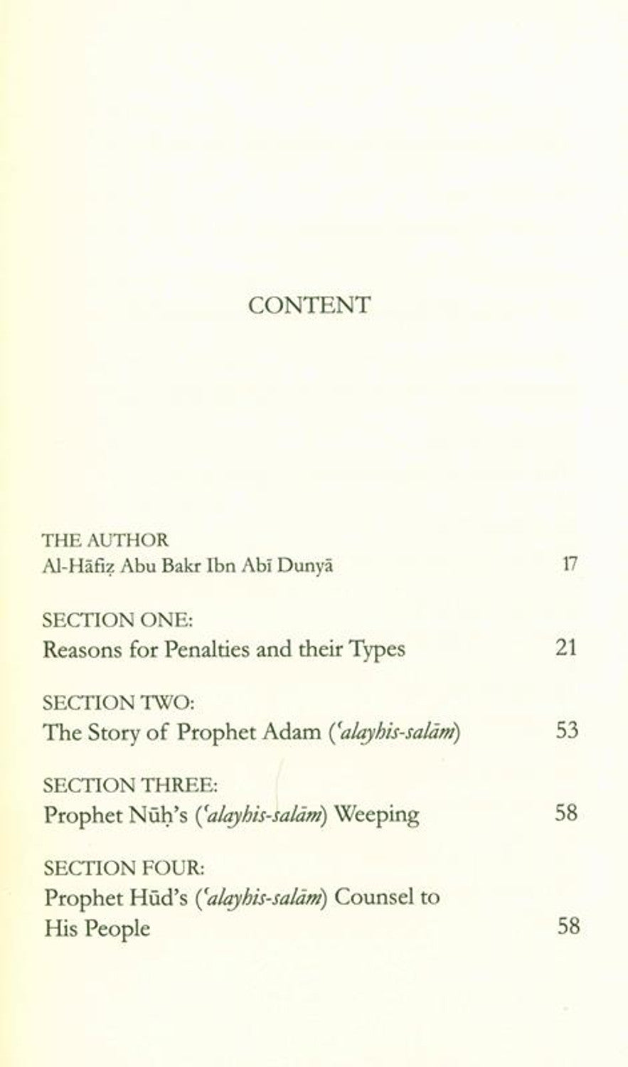 Perished Nations Book of Penalties | Al-Hafiz Ibn Abi Al-Dunya