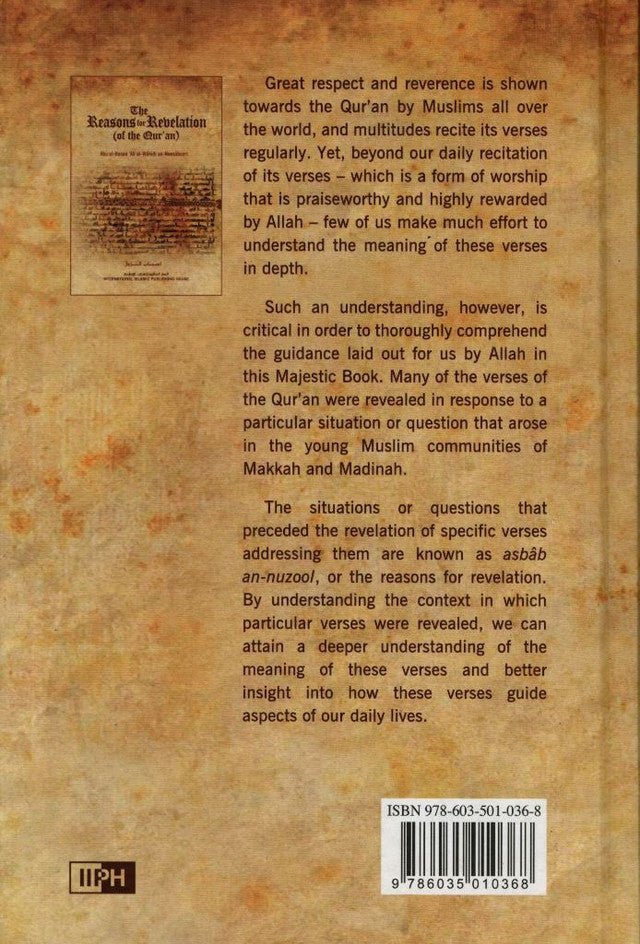 The Reasons for Revelation of the QURAN by Abu Al Hassan Ali Al Wahidi An Neesaboori
