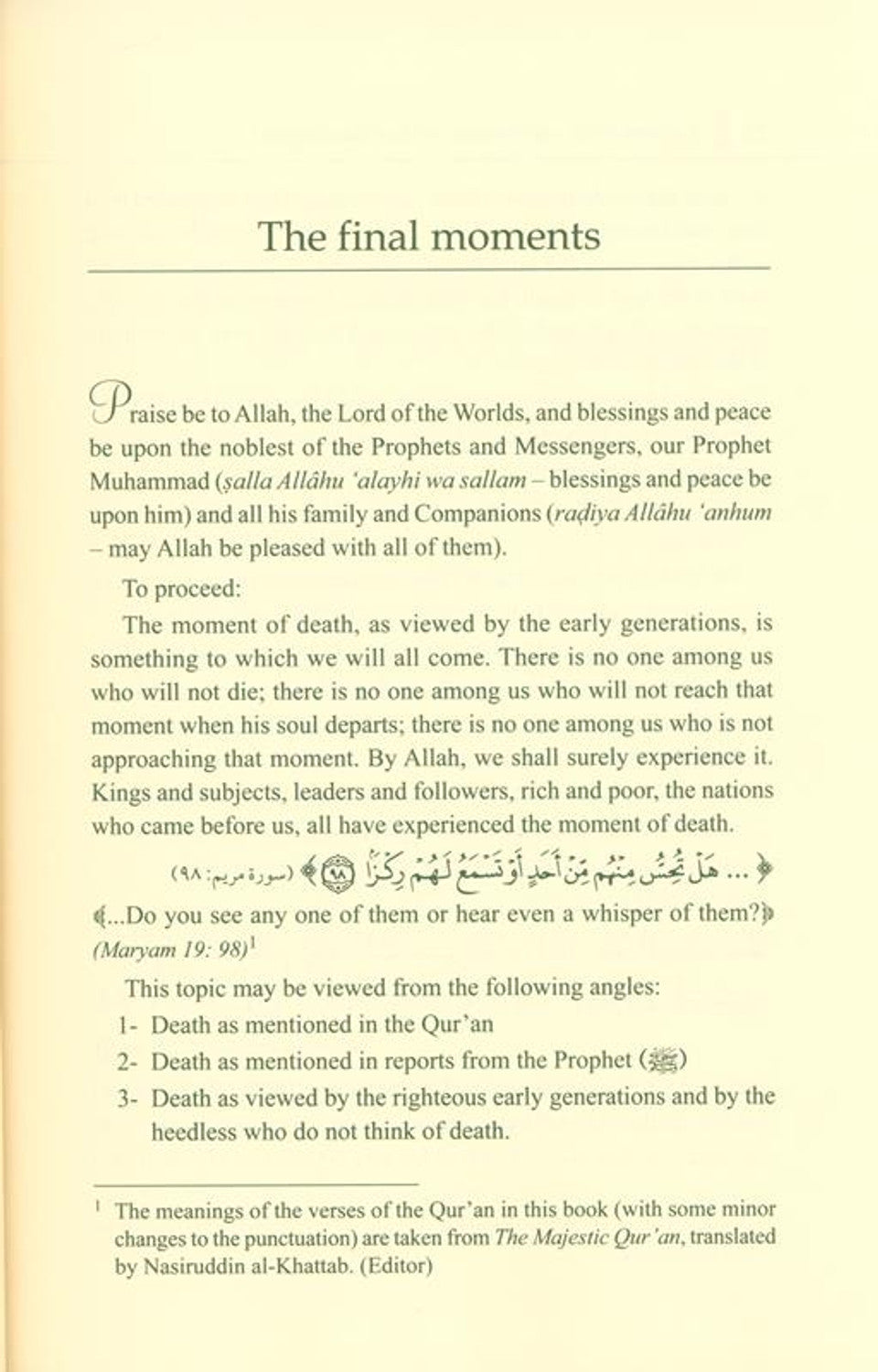 The Inevitable : Reflection On Death And Beyond by Dr A 'id al-Qarni