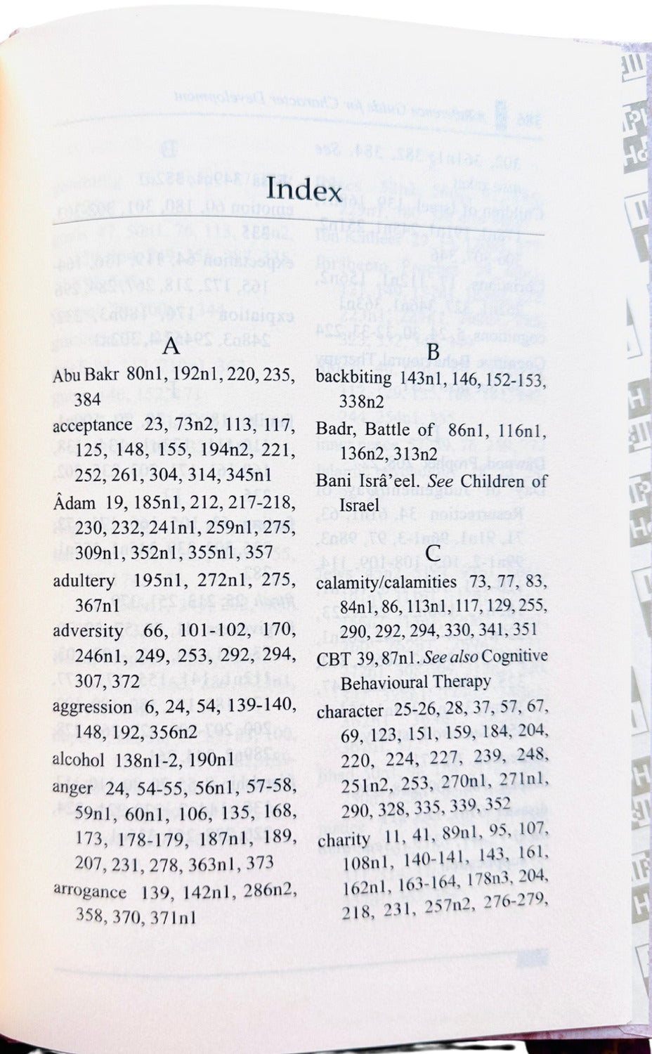 A Reference Guide for Character Development (Therapy from Quran and Sunnah-1)