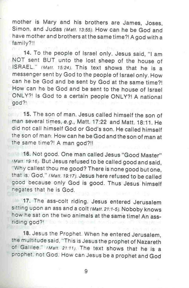 The Truth About Jesus Christ by Dr. Muhammad Ali Alkhuli
