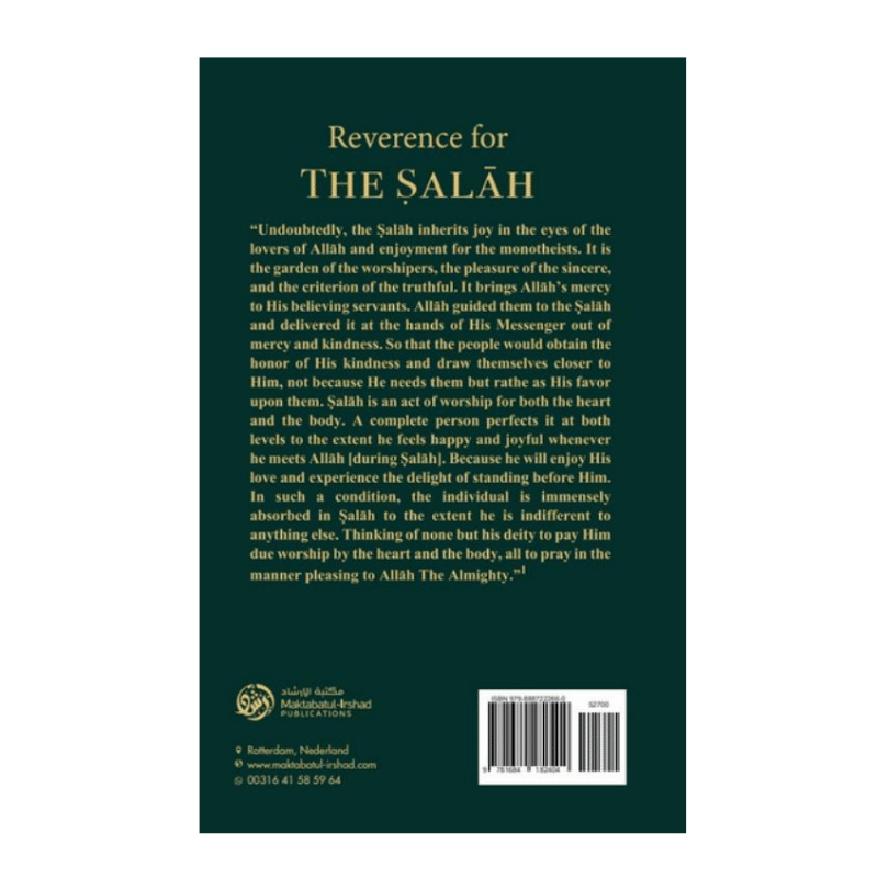 Reverence for the Salah – Spiritual Insights on Prayer (Hardback) | Shaykh Abdur Razzaq Ibn Abdul Muhsin