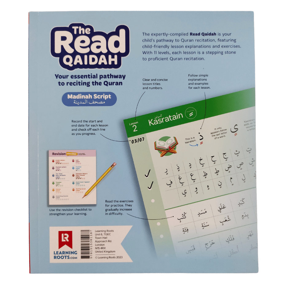 The Read Qaidah – Madinah Script (Soft Cover) | Beginner-Friendly Qur’an Reading Guide