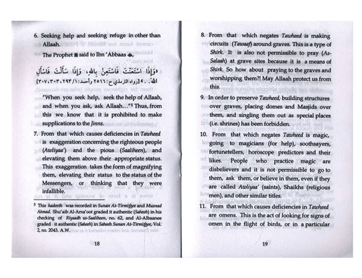 Virtue of Tawheed and a Warning Against What Contradicts it By Darussalam