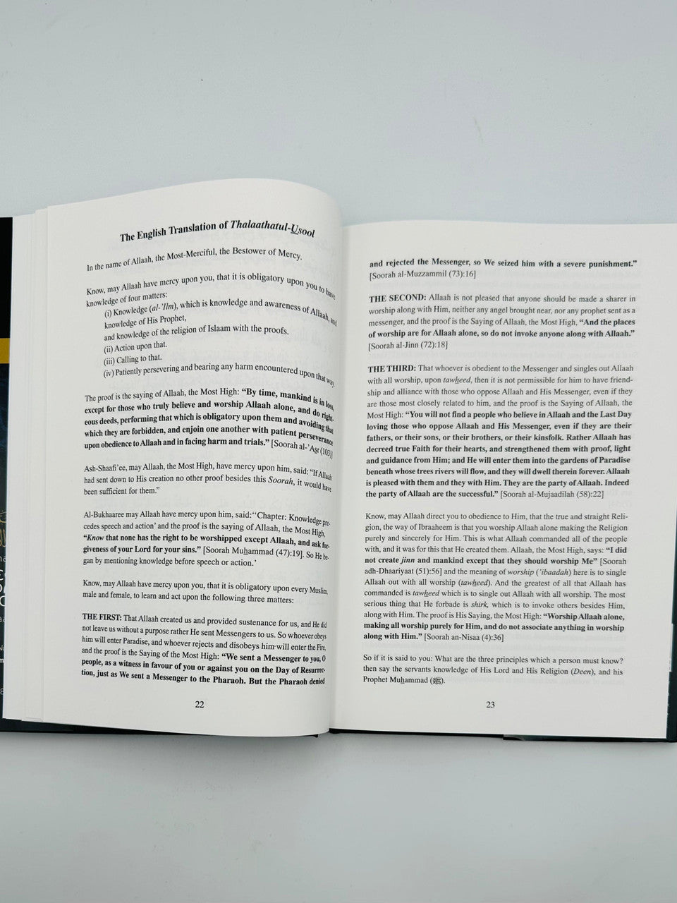 Explanation of the Three Fundamental Principles of Islam – Tawheed Guide