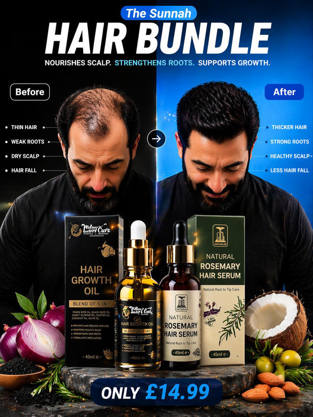 Rosemary Hair Growth Oil Bundle Set | Natural Scalp Treatment for Hair Fall & Regrowth