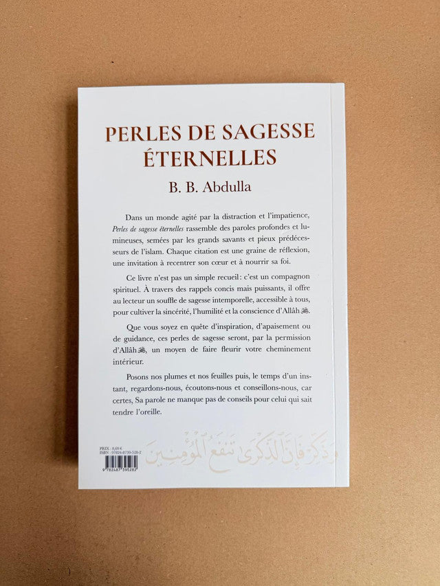 French version Perles de Sagesse Éternelles – Timeless seeds of advice-Conseils Islamiques Inspirants du Coran et de la Sunnah