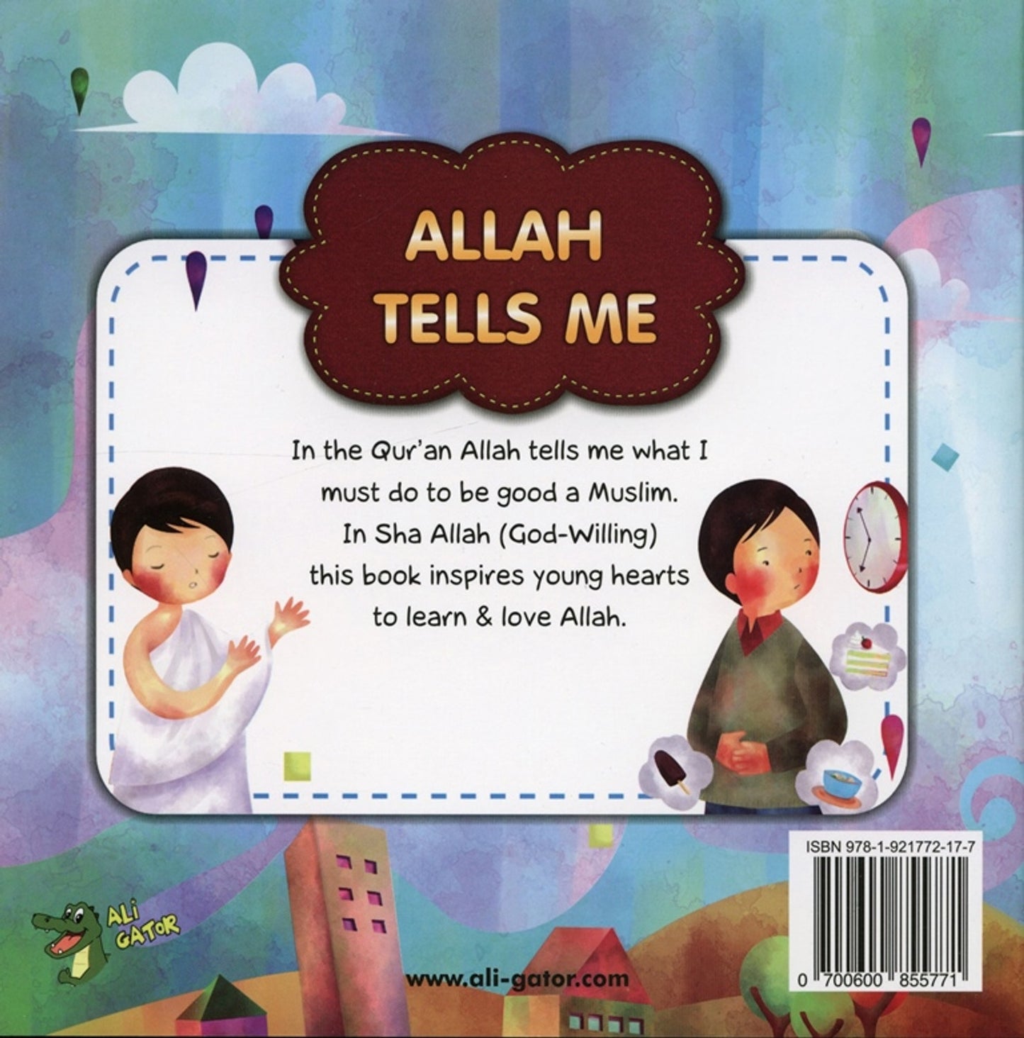 Allah Tells Me – Islamic Board Book for Children Teaching Manners & Faith