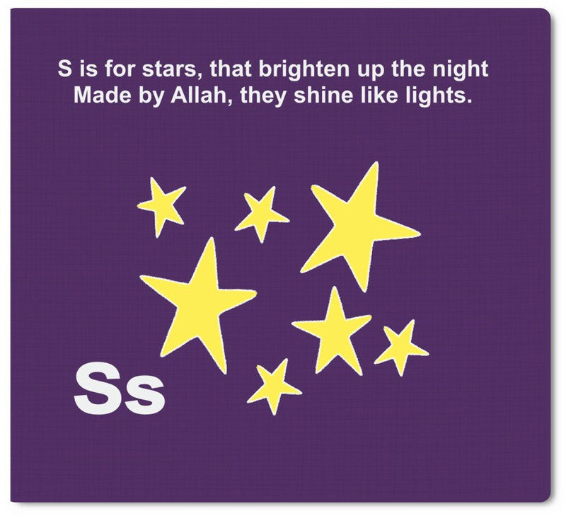 Made by Allah ABC Alphabet Book – Islamic Alphabet Learning Book for Muslim Kids