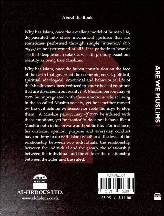 Are We Muslims? by Shaikh Muhammad Qutb