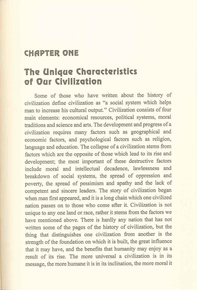 Civilization of faith Hard cover