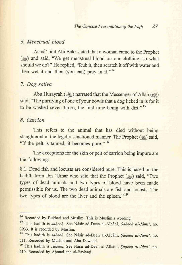 The Concise Presentation of The Fiqh