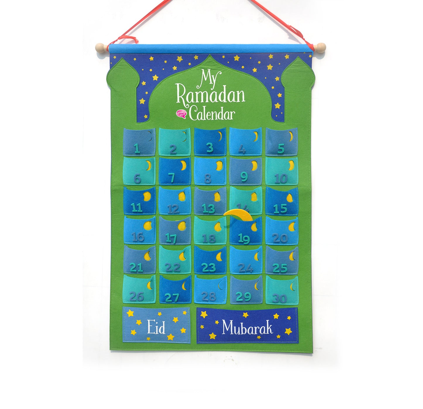 Calendrier du Ramadan – Ramadan vert par Desi Doll