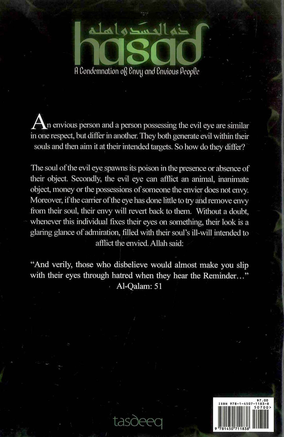 Hasad – A Condemnation of Envy and Envious People | Islamic Guidance on Purifying the Heart