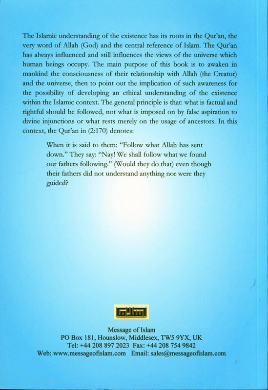 Existence – Islamic Perspective on Creation, Purpose & Consciousness by Dr. Abdul Karim Awad | Message Of Islam (Softcover, 224 Pages)
