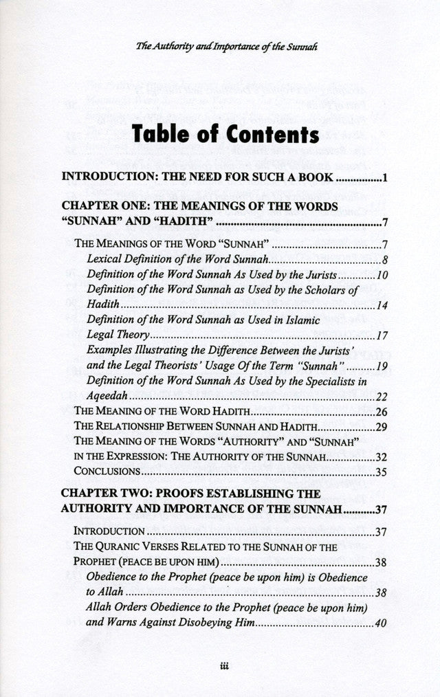 The Authority & Importance Of The Sunnah|Jamal al-Din M. Zarabozo