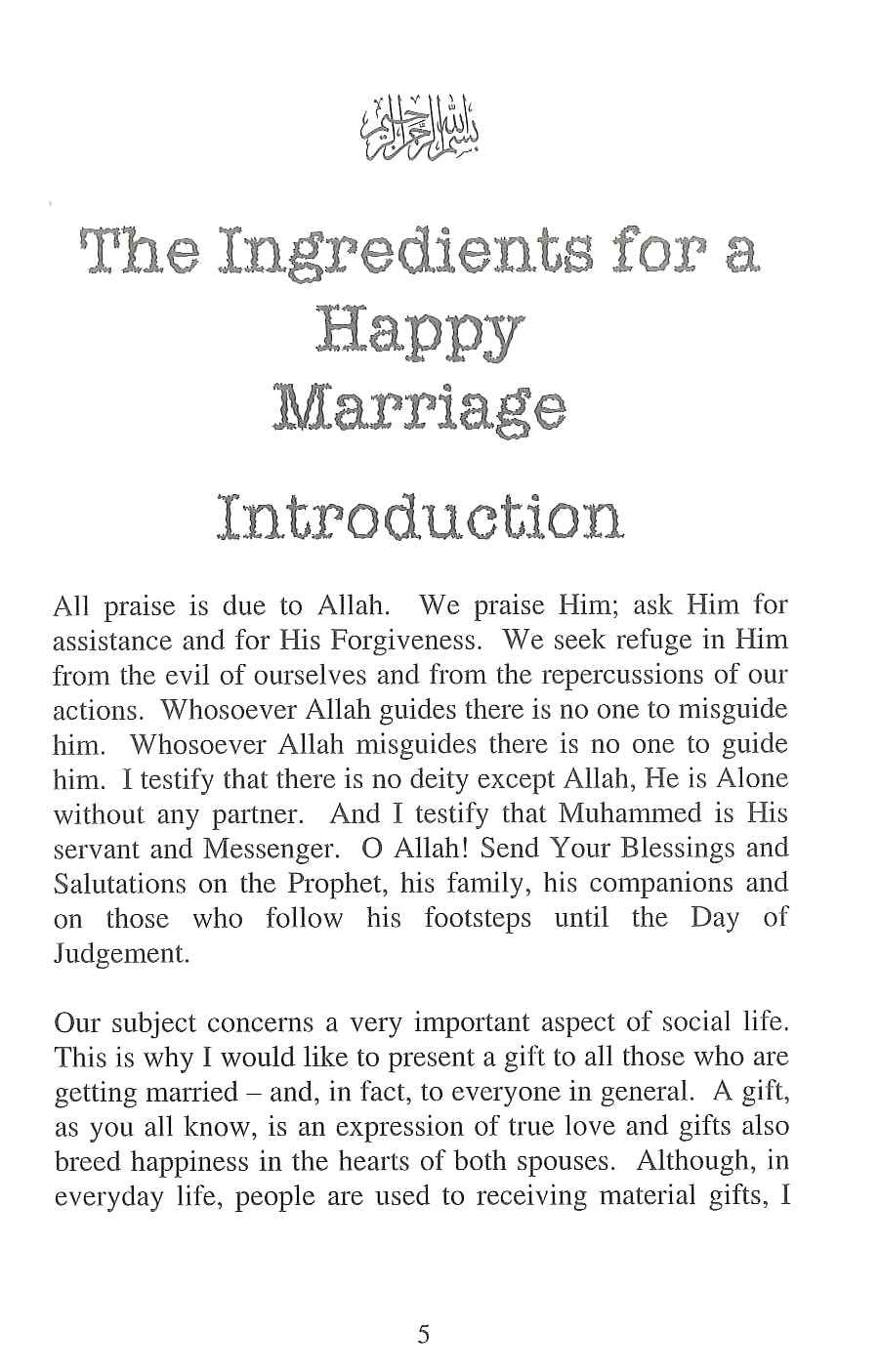 The Ingredients for a Happy Marriage | Islamic Guide to a Successful Muslim Marriage