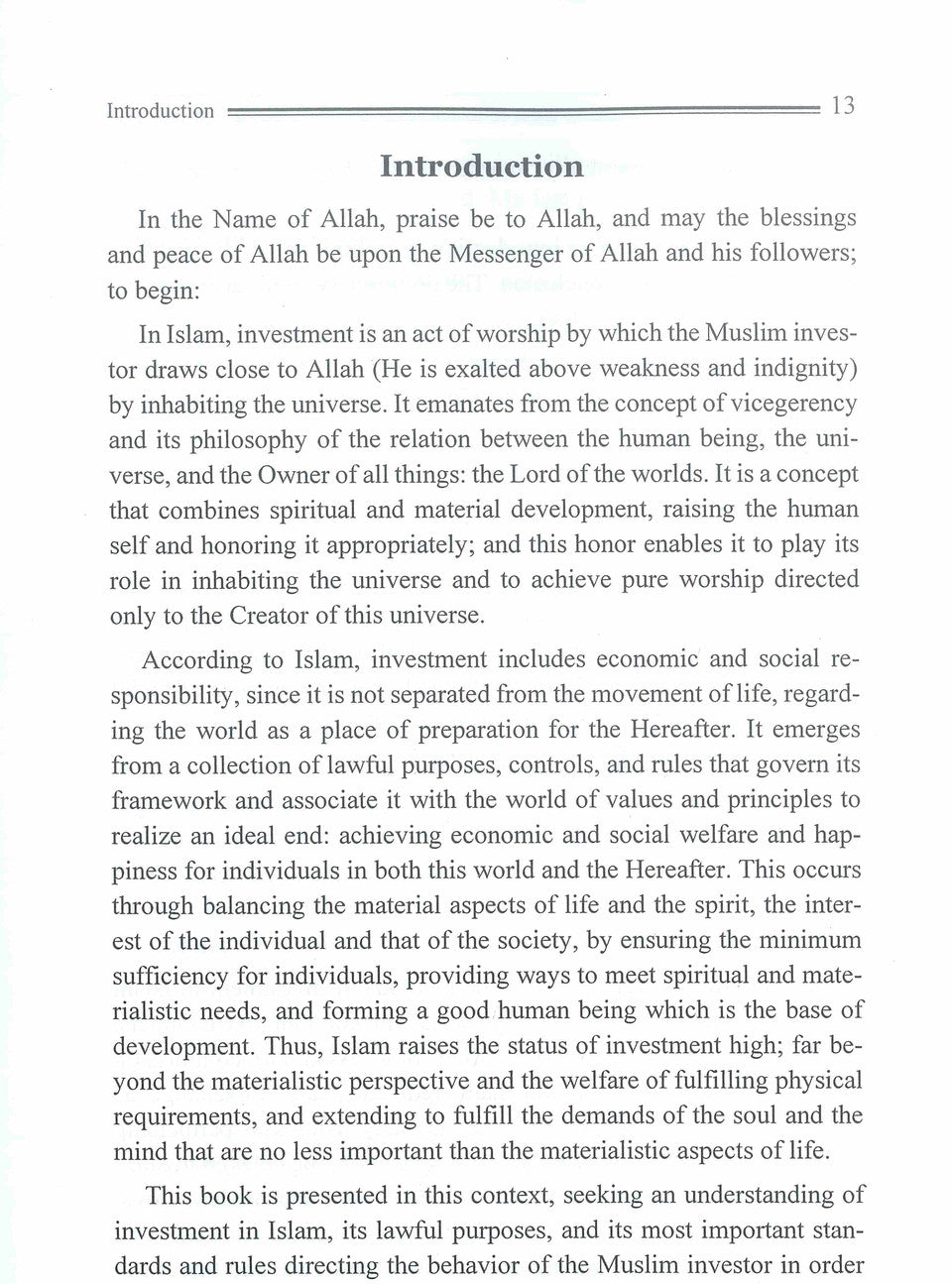 Investment in Islam_ Halal Finance and Ethical Wealth Management