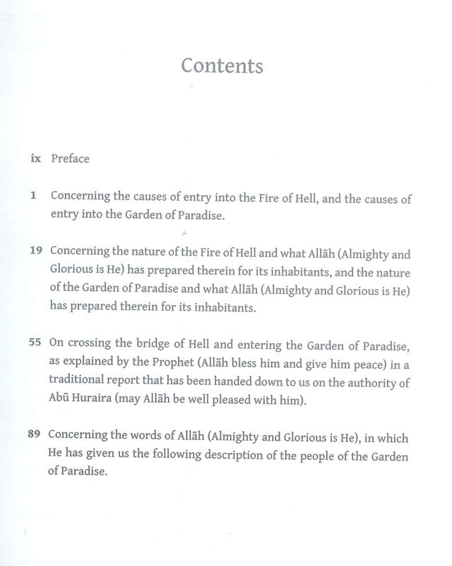 A Concise Description of Jannah & Jahannam By Shaikh Abd Al Qadir Al Jilani