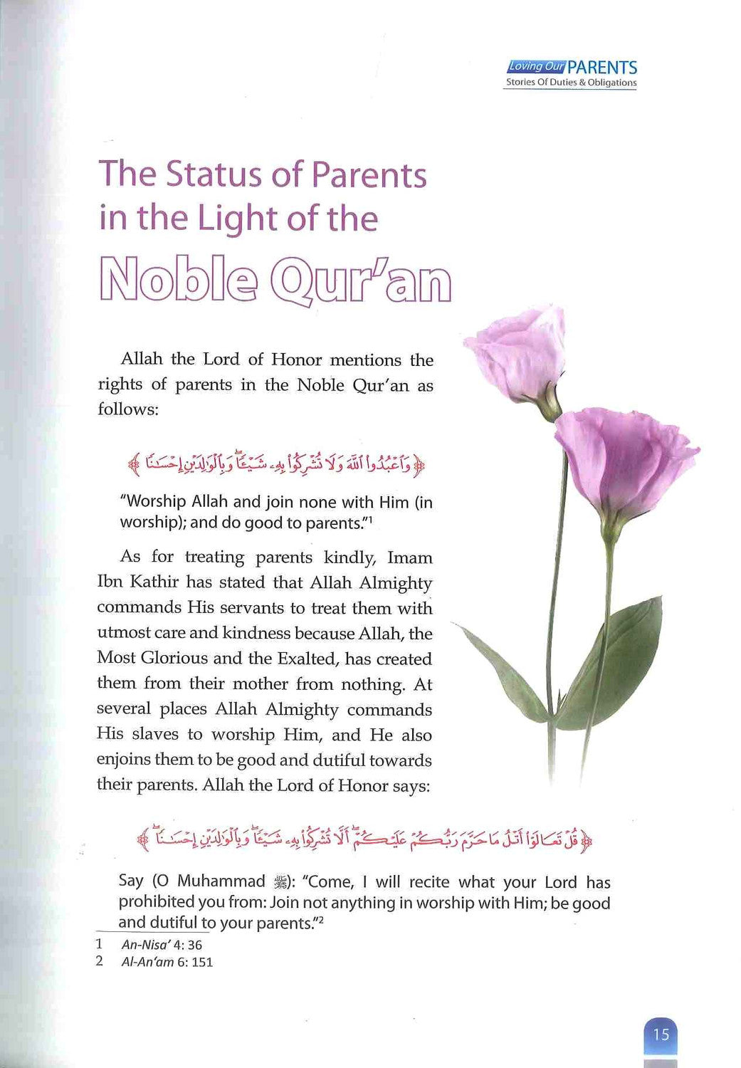 Loving our Parents : Stories of Duties & Obligations by Abdul Malik Mujahid